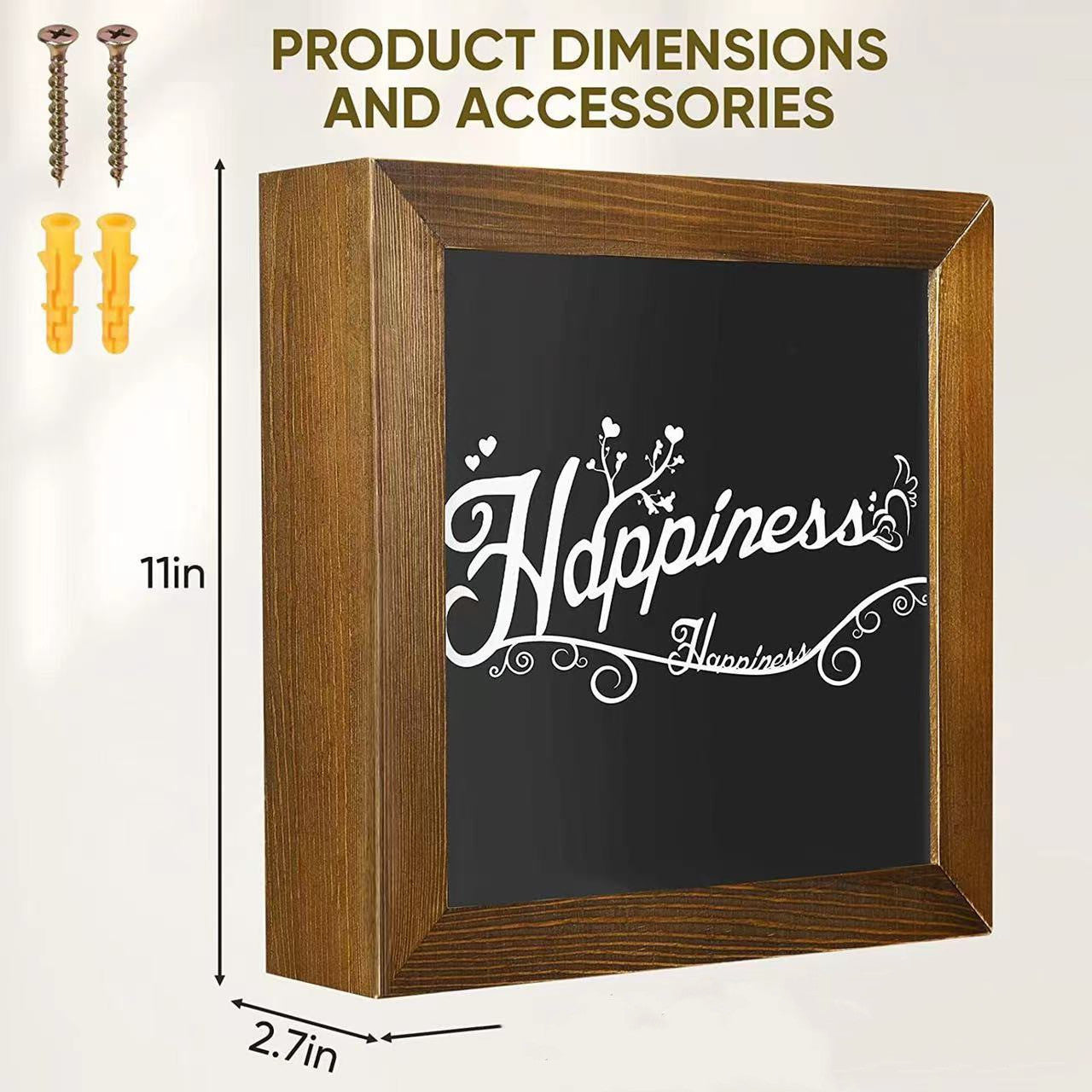 Clearly Hidden Storage Box with Photo Frame
