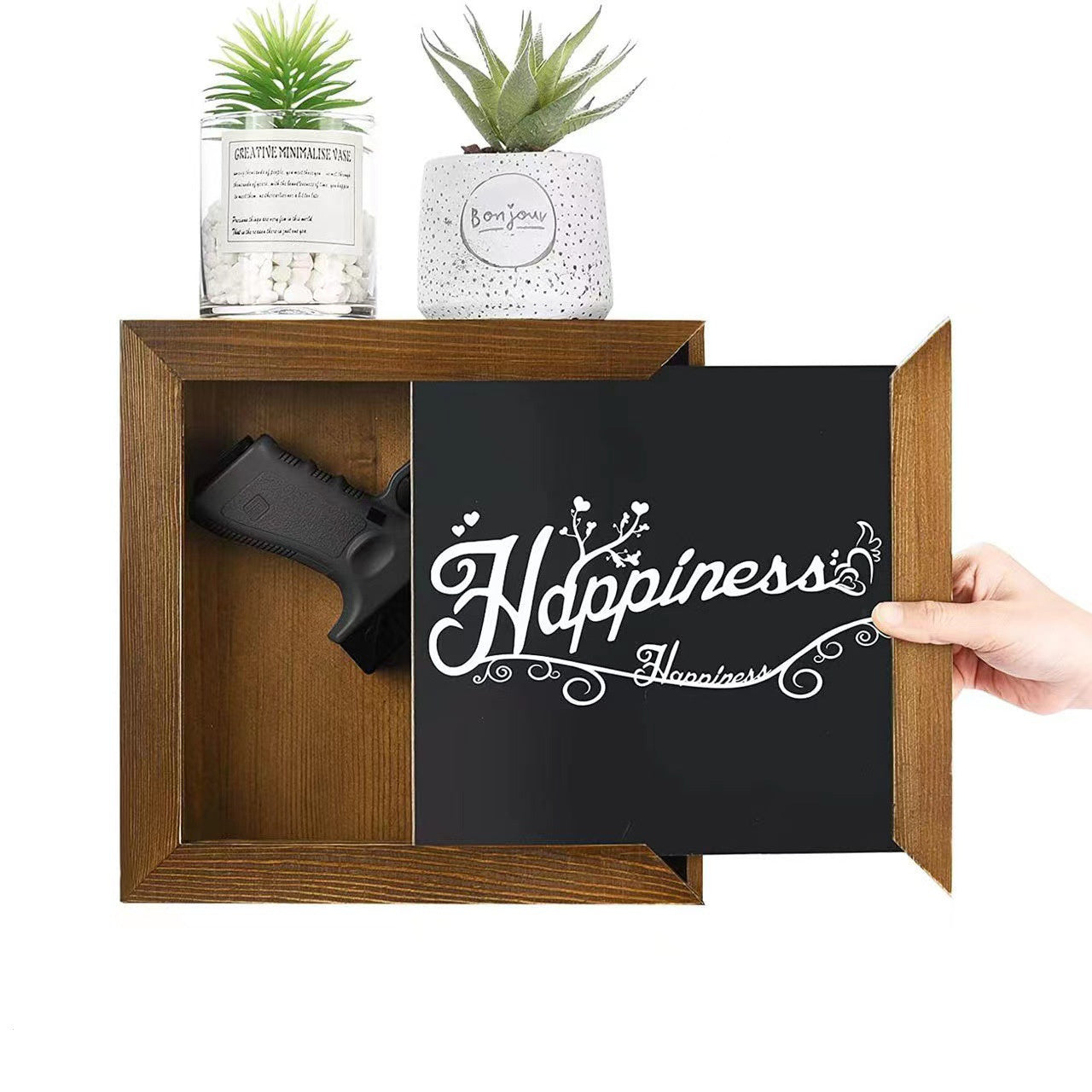 Clearly Hidden Storage Box with Photo Frame