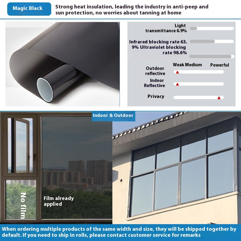 Clearly Hidden Heat-insulating Film