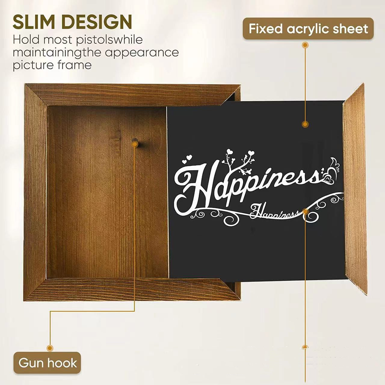 Clearly Hidden Storage Box with Photo Frame