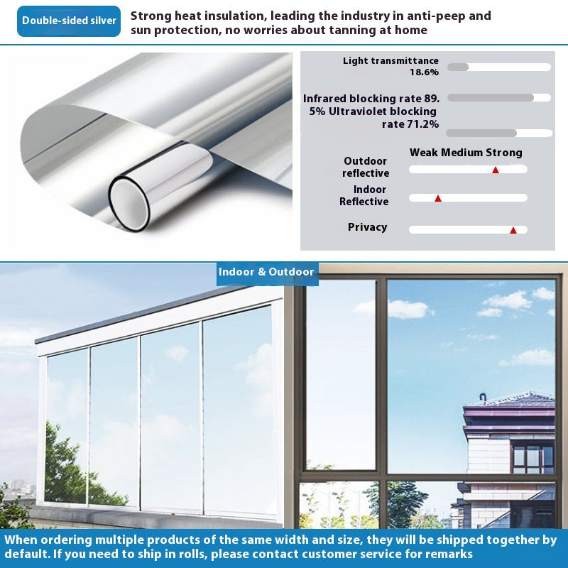 Clearly Hidden Heat-insulating Film
