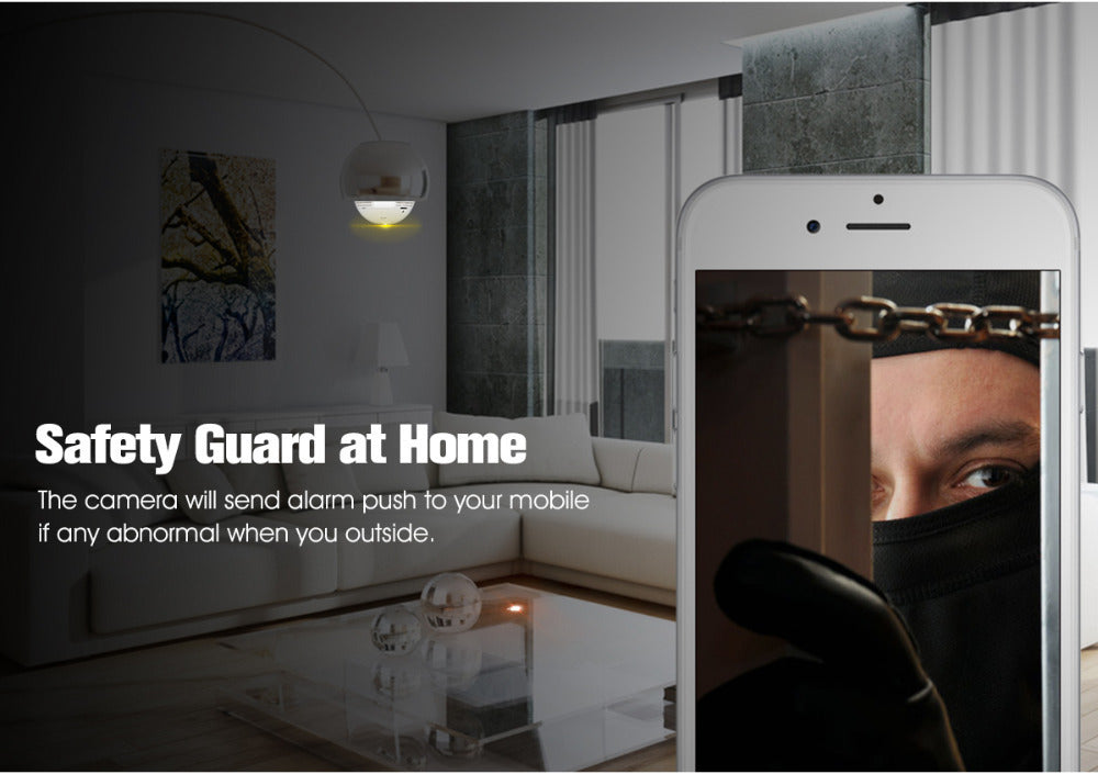 Security Ip Wireles VR 360 Bulb Camera