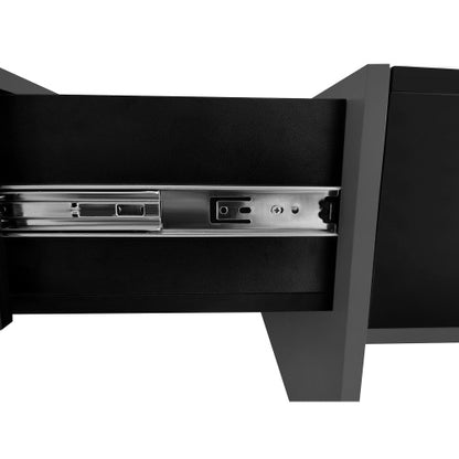 Unique Design Coffee Table With 4 Hidden Storage Compartment
