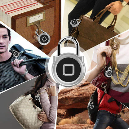 Fingerprint waterproof anti-theft security padlock